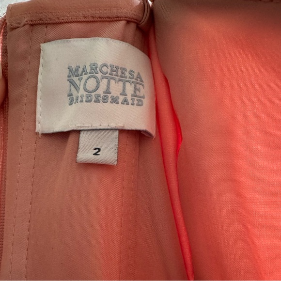 Gorgeous Marchesa blush pink bridesmaid gown - Picture 7 of 8